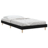 Stella Homewares Bed Frame without Mattress Black 90x190 cm Engineered Wood