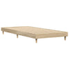 Stella Homewares Bed Frame without Mattress Sonoma Oak 90x190 cm Engineered Wood