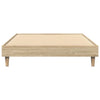 Stella Homewares Bed Frame without Mattress Sonoma Oak 90x190 cm Engineered Wood