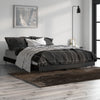 Stella Homewares Bed Frame without Mattress Black 135x190 cm Engineered Wood