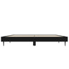 Stella Homewares Bed Frame without Mattress Black 135x190 cm Engineered Wood