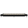 Stella Homewares Bed Frame without Mattress Black 135x190 cm Engineered Wood