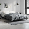 Stella Homewares Bed Frame without Mattress Black 135x190 cm Engineered Wood