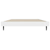 Stella Homewares Bed Frame without Mattress White 90x190 cm Engineered Wood