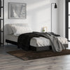 Stella Homewares Bed Frame without Mattress Black 90x190 cm Engineered Wood