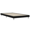 Stella Homewares Bed Frame without Mattress Black 90x190 cm Engineered Wood