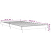 Stella Homewares Bed Frame without Mattress Black 90x190 cm Engineered Wood