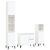Stella Homewares 3 Piece Bathroom Cabinet Set White Engineered Wood