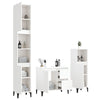 Stella Homewares 3 Piece Bathroom Cabinet Set White Engineered Wood