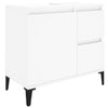 Stella Homewares 3 Piece Bathroom Cabinet Set White Engineered Wood