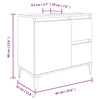 Stella Homewares 3 Piece Bathroom Cabinet Set White Engineered Wood