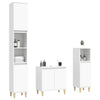 Stella Homewares 3 Piece Bathroom Furniture Set White Engineered Wood