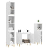 Stella Homewares 3 Piece Bathroom Furniture Set White Engineered Wood