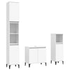 Stella Homewares 3 Piece Bathroom Furniture Set White Engineered Wood