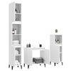 Stella Homewares 3 Piece Bathroom Furniture Set White Engineered Wood