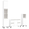 Stella Homewares 3 Piece Bathroom Furniture Set White Engineered Wood