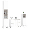 Stella Homewares 3 Piece Bathroom Furniture Set White Engineered Wood