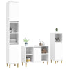Stella Homewares 3 Piece Bathroom Furniture Set White Engineered Wood