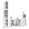 Stella Homewares 3 Piece Bathroom Furniture Set White Engineered Wood