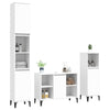 Stella Homewares 3 Piece Bathroom Furniture Set White Engineered Wood