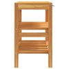 Stella Homewares Bathroom Vanity Cabinet with 2 Shelves 74x45x75 cm Solid Wood