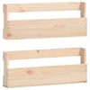 Stella Homewares Wall-mounted Shoe Racks 2 pcs 59x9x23 cm Solid Wood Pine