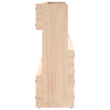 Stella Homewares Wall-mounted Shoe Racks 2 pcs 110x9x23 cm Solid Wood Pine