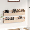 Stella Homewares Wall-mounted Shoe Racks 2 pcs 110x9x23 cm Solid Wood Pine