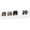 Stella Homewares Wall-mounted Shoe Racks 2 pcs White 110x9x23 cm Solid Wood Pine
