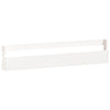 Stella Homewares Wall-mounted Shoe Racks 2 pcs White 110x9x23 cm Solid Wood Pine