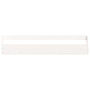 Stella Homewares Wall-mounted Shoe Racks 2 pcs White 110x9x23 cm Solid Wood Pine