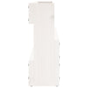 Stella Homewares Wall-mounted Shoe Racks 2 pcs White 110x9x23 cm Solid Wood Pine
