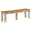 Stella Homewares Bench 160x35x46 cm Solid Reclaimed Wood