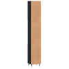 Stella Homewares Bathroom Cabinet Black 30x30x190 cm Engineered Wood