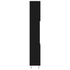 Stella Homewares Bathroom Cabinet Black 30x30x190 cm Engineered Wood