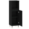 Stella Homewares Bathroom Cabinet Black 30x30x100 cm Engineered Wood