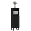 Stella Homewares Bathroom Cabinet Black 30x30x100 cm Engineered Wood