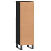 Stella Homewares Bathroom Cabinet Black 30x30x100 cm Engineered Wood