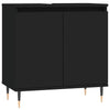 Stella Homewares Bathroom Cabinet Black 58x33x60 cm Engineered Wood
