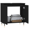 Stella Homewares Bathroom Cabinet Black 58x33x60 cm Engineered Wood