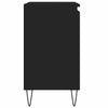Stella Homewares Bathroom Cabinet Black 58x33x60 cm Engineered Wood
