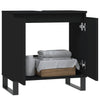 Stella Homewares Bathroom Cabinet Black 58x33x60 cm Engineered Wood