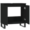 Stella Homewares Bathroom Cabinet Black 58x33x60 cm Engineered Wood