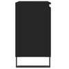 Stella Homewares Bathroom Cabinet Black 58x33x60 cm Engineered Wood