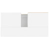Stella Homewares Bathroom Cabinet White 65x33x60 cm Engineered Wood