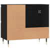 Stella Homewares Bathroom Cabinet Black 65x33x60 cm Engineered Wood