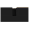 Stella Homewares Bathroom Cabinet Black 65x33x60 cm Engineered Wood