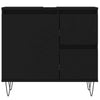 Stella Homewares Bathroom Cabinet Black 65x33x60 cm Engineered Wood