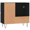 Stella Homewares Bathroom Cabinet Black 65x33x60 cm Engineered Wood