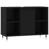 Stella Homewares Bathroom Cabinet Black 80x33x60 cm Engineered Wood